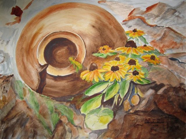 cracked pot brown eyed susans july 10 004sm