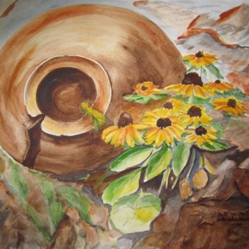 cracked pot brown eyed susans july 10 004sm